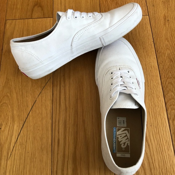 vans authentic pro true white